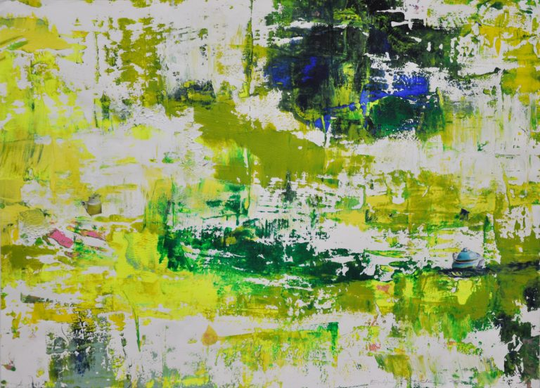 Evelyn Garden | DSCHUNGEL 1 | 2013 | Malerei Mischtechnik auf Papier | 50 x 70 cm | Galerie Moench Berlin