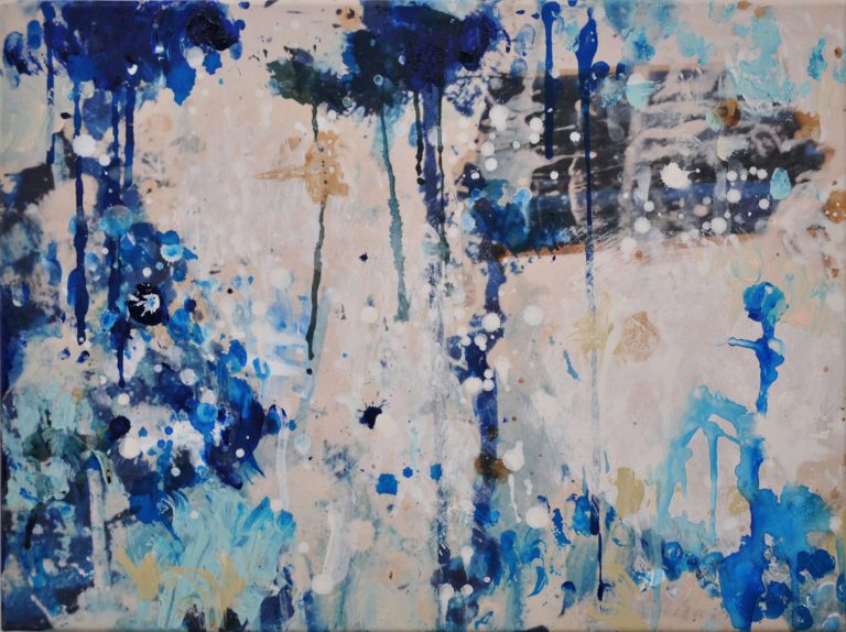 Evelyn Garden | PAINTED POEMS 3 | 2014 | Malerei Mischtechnik auf Leinwand | 45 x 60 cm | Galerie Moench Berlin