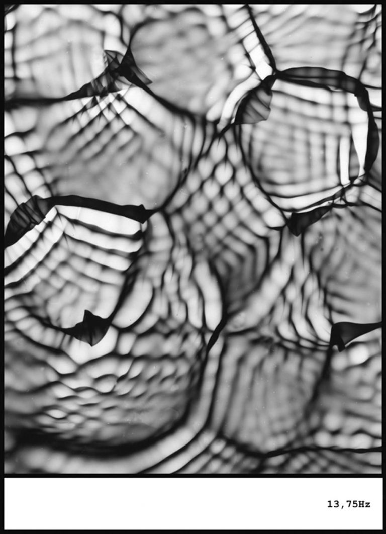 Friedrich Gobbesso | KAUSTIK 13,75 Hz/A | Detail | 2014 | Fotogramm auf Barytpapier, auf Aludibond | Galerie Moench Berlin