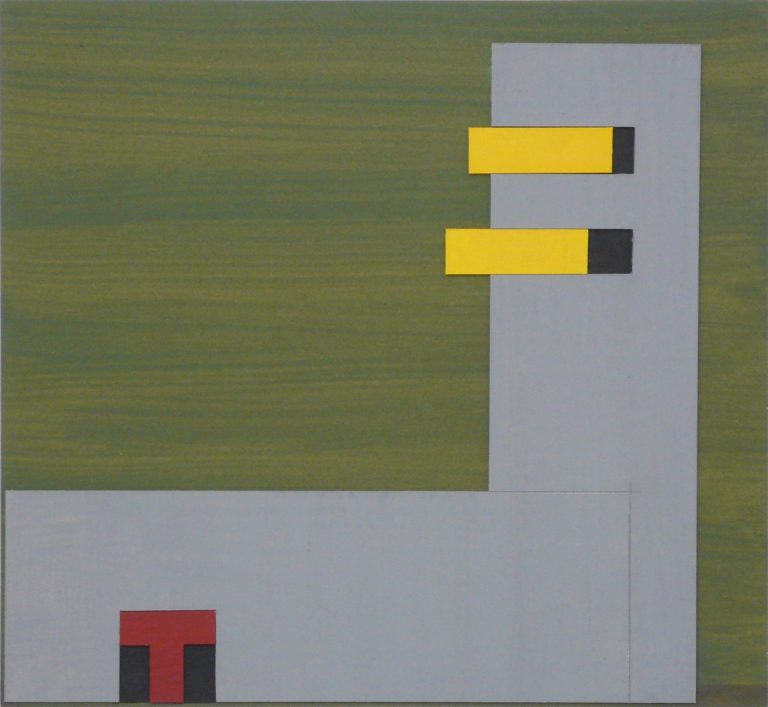 Gerhard Walter Feuchter | THEATERBAU | 2009 | Relief | 35 x 38 cm | Galerie Moench Berlin