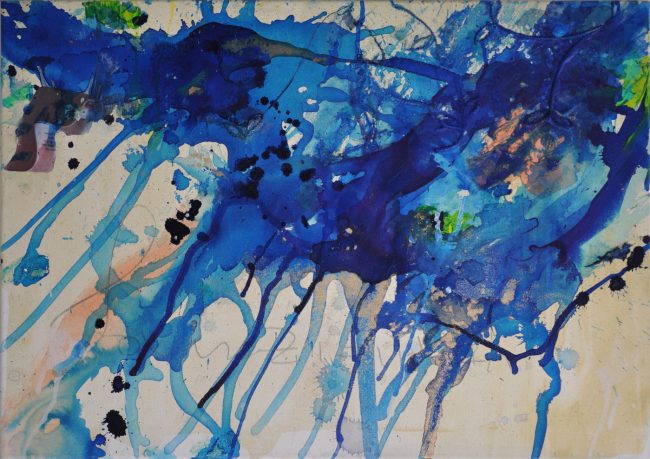 Evelyn Garden | VERHEISSUNG 3 | 2014 | Malerei Mischtechnik auf Leinwand | 50 x 70 cm | Galerie Moench Berlin