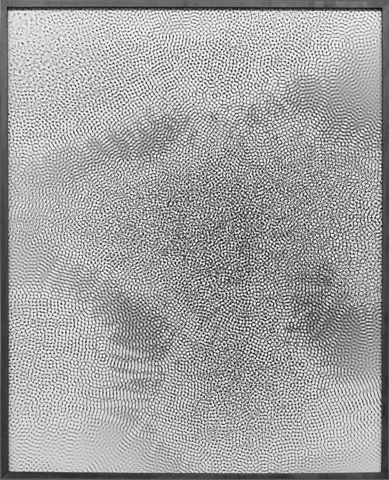Friedrich Gobbesso | KAUSTIK 65,4 Hz/C2 | 2014 | Fotogramm auf Barytpapier, auf Aludibond | 102 x 82 cm | Galerie Moench Berlin
