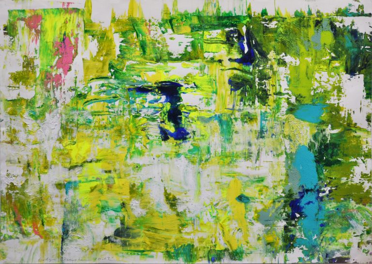 Evelyn Garden | DSCHUNGEL 2 | 2013 | Malerei Mischtechnik auf Papier | 50 x 70 cm | Galerie Moench Berlin