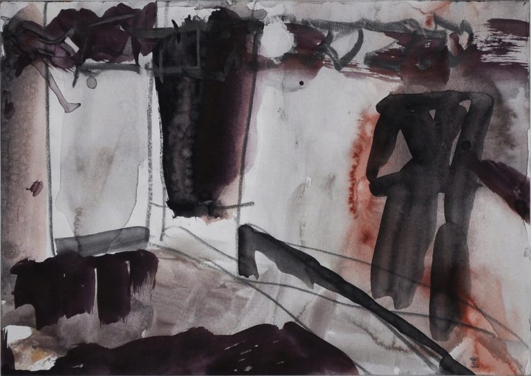 Reinhard Dickel | ohne Titel | 1980 | Aquarell auf Papier | Galerie Moench Berlin