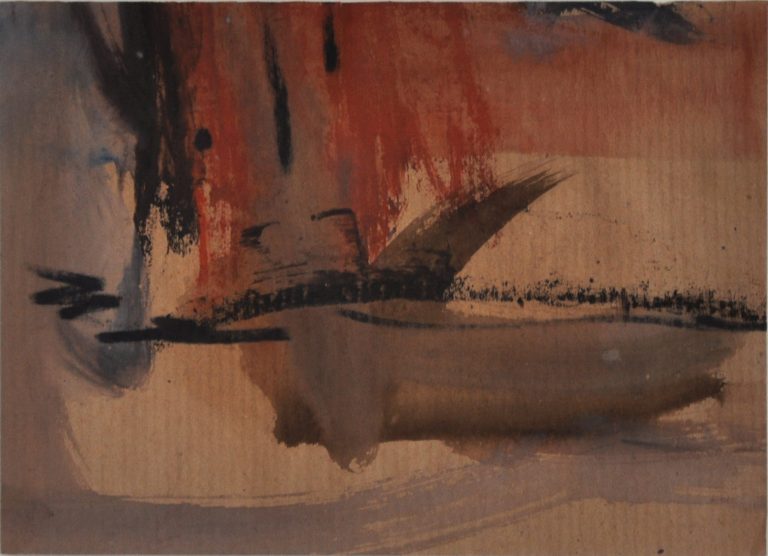 Reinhard Dickel | ohne Titel | 1980 | Aquarell auf Papier | ca. 15 x 21 cm | Galerie Moench Berlin