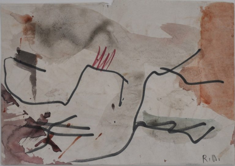 Reinhard Dickel | ohne Titel | 1980 | Aquarell auf Papier | ca. 15 x 21 cm | Galerie Moench Berlin