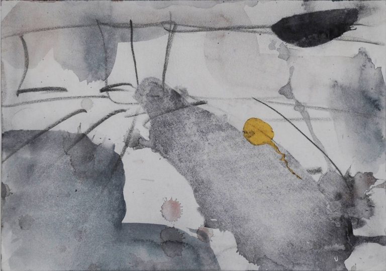 Reinhard Dickel | ohne Titel | 1980 | Aquarell auf Papier | ca. 15 x 21 cm | Galerie Moench Berlin