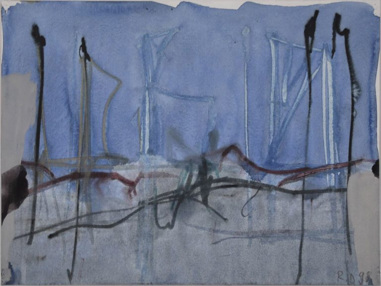 Reinhard Dickel | ohne Titel | 1998 | Aquarell auf Papier | 36 x 48 cm | Galerie Moench Berlin