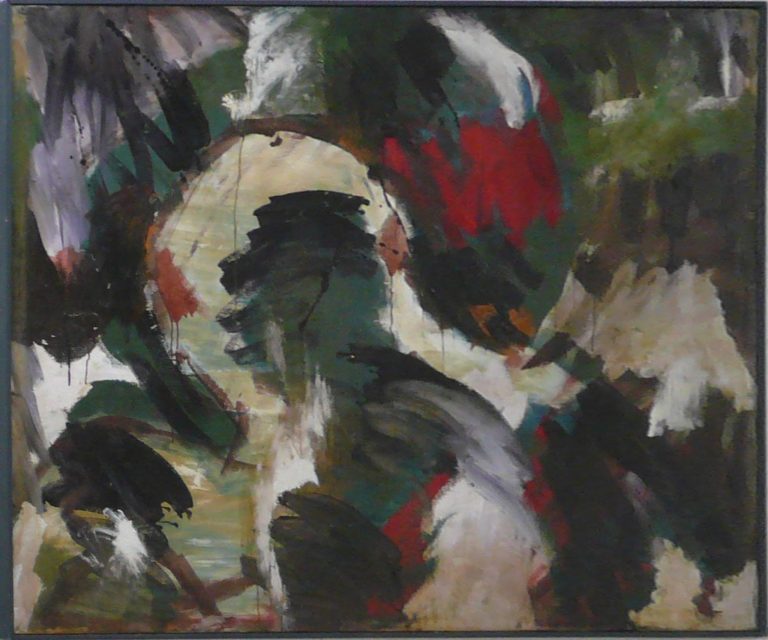 Reinhard Dickel | ohne Titel | 1988 | Oel auf Leinwand | 114 x 154,5 cm | Galerie Moench Berlin