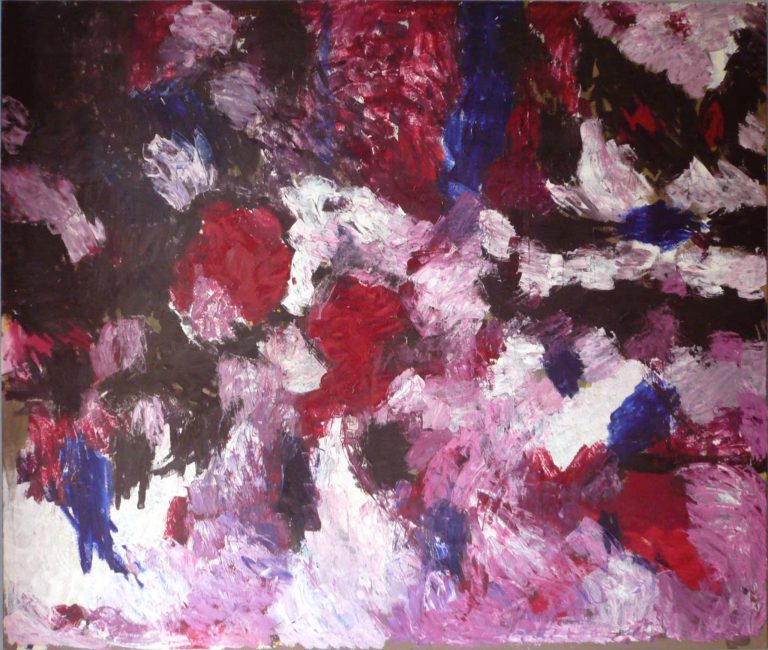 Reinhard Dickel | ohne Titel (Kantstrasse) | 1999 | Oel auf Nessel | 160 x 190 cm | Galerie Moench Berlin