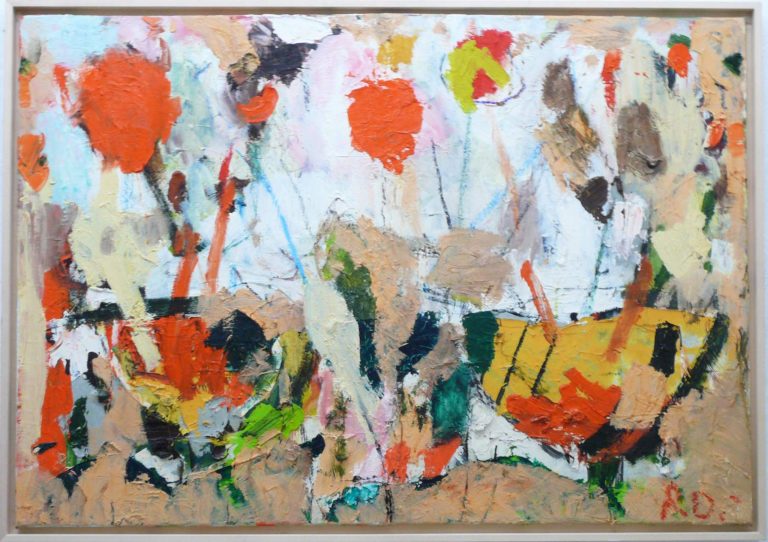 Reinhard Dickel | ohne Titel | 2009 | Oel auf Leinwand | 70 x 100 cm | Galerie Moench Berlin