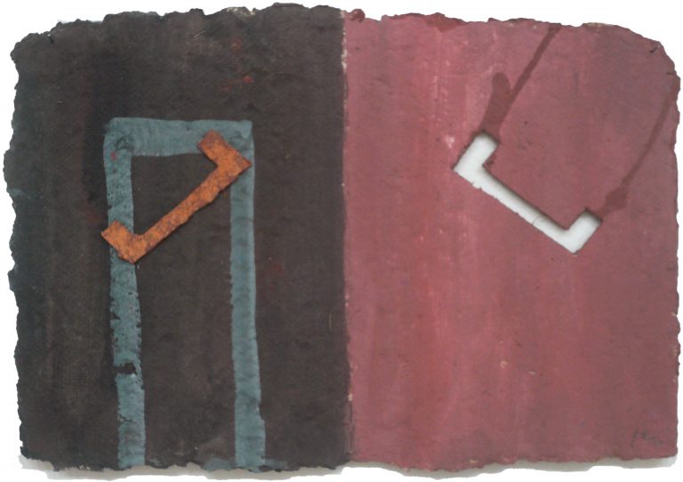 Gerhard Walter Feuchter | ohne Titel | 2005 | gegossenes Papier | 32 x 45 cm | Galerie Moench Berlin