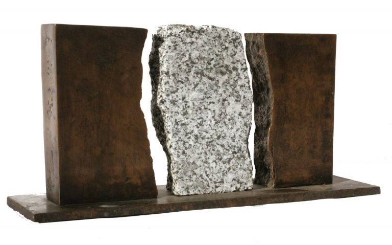 Reiner Maehrlein | EMPREINTE DE GRANIT V | 2012 | Bonze und Granit | Galerie Moench Berlin