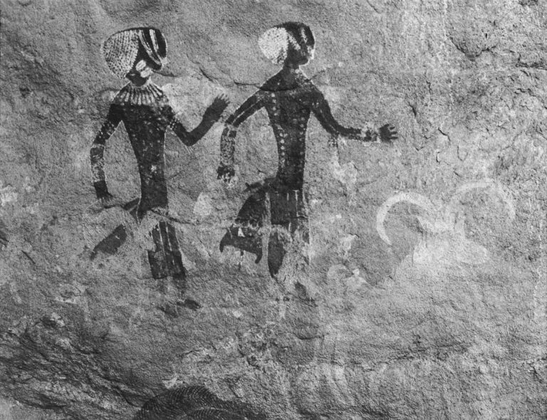 Walther Grunwald | FELSBILDER (Tanzou maitak, Zwei Tänzer) | 1989 | Galerie Moench Berlin