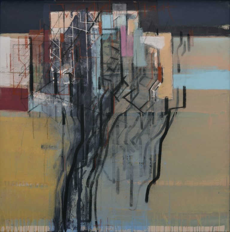 Helmut Klock | VAGE STADT | 2012/13 | Acryl auf Leinwand | Galerie Moench Berlin