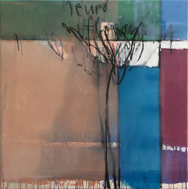 Helmut Klock | NEUROFLOWERS | 2017 | Kohle und Acryl auf Leinwand | Galerie Moench Berlin