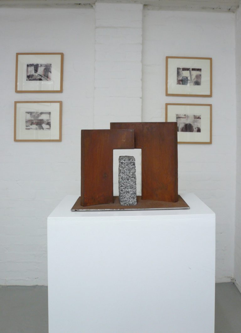 Reiner Maehrlein | INTERCALE VII und Reinhard Dickel | ohne Titel | 1980 | Aquarell auf Papier | Kabinett, Galerie Moench Berlin