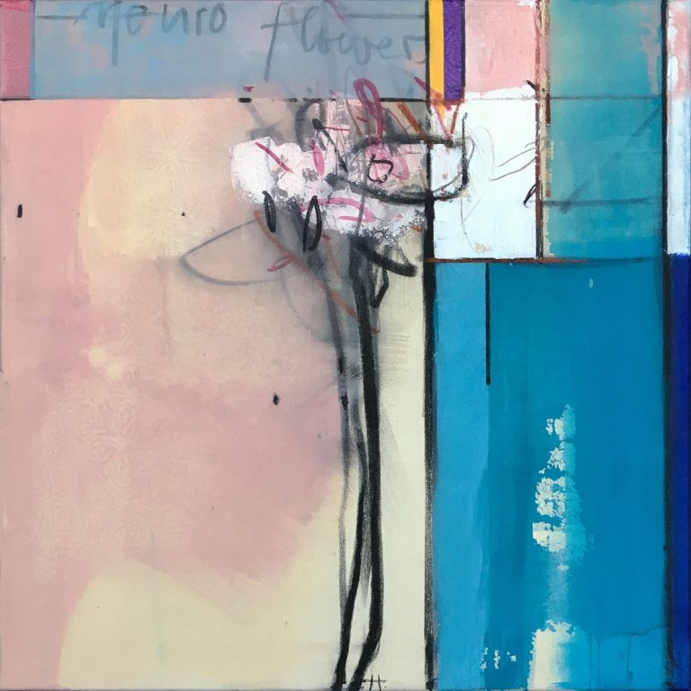 Helmut Klock | NEUROFLOWERS | 2017 | Kohle und Acryl auf Leinwand | Galerie Moench Berlin