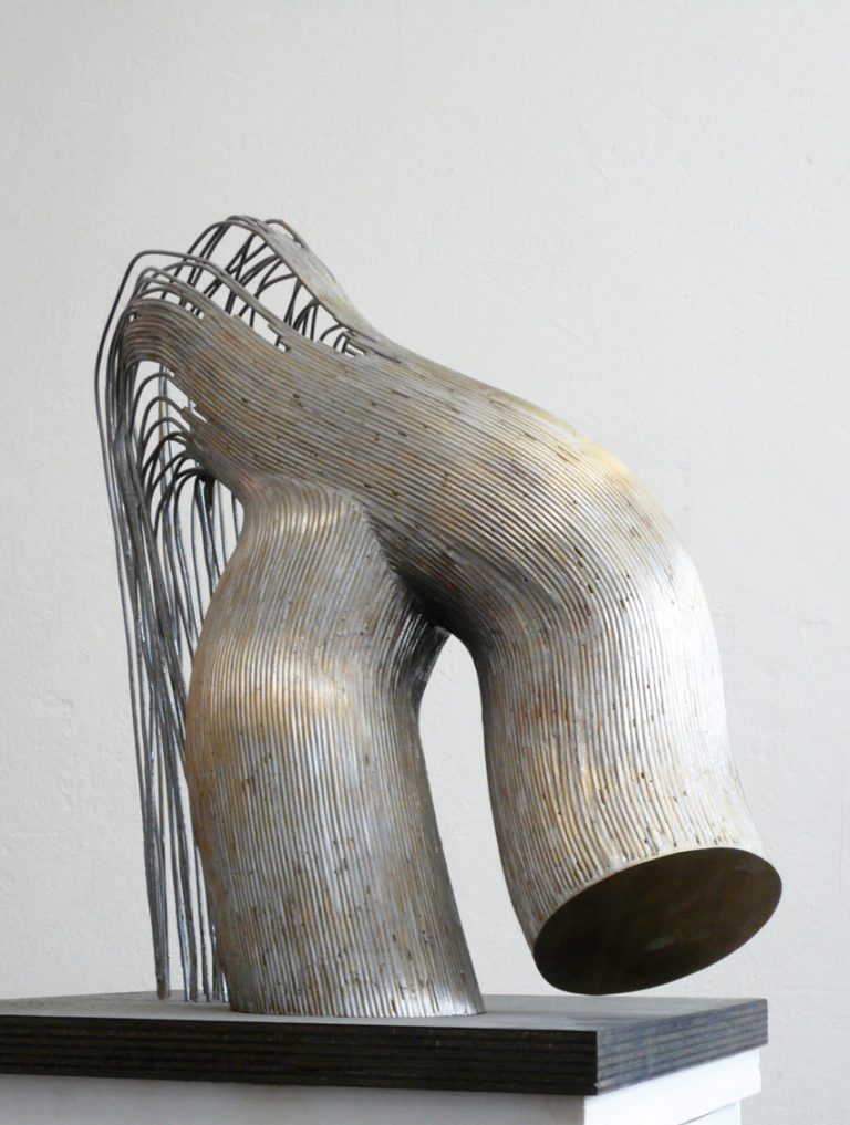 Brigitte und Martin Matschinky-Denninghoff | QUELLE | 1988 | Messing und Zinn | 50 x 47 x 33 cm | WV Nr: 606 | Galerie Moench Berlin