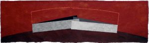 Gerhard Walter Feuchter | UEBERBRUECKUNG | 2007 | Acryl auf Papierguss | 26 x 75 cm | Galerie Moench Berlin