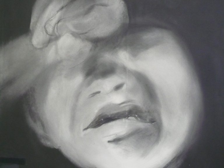 Mark Hipper | ohne Titel, 1995, Kohle auf Buettenpapier | Galerie Moench Berlin