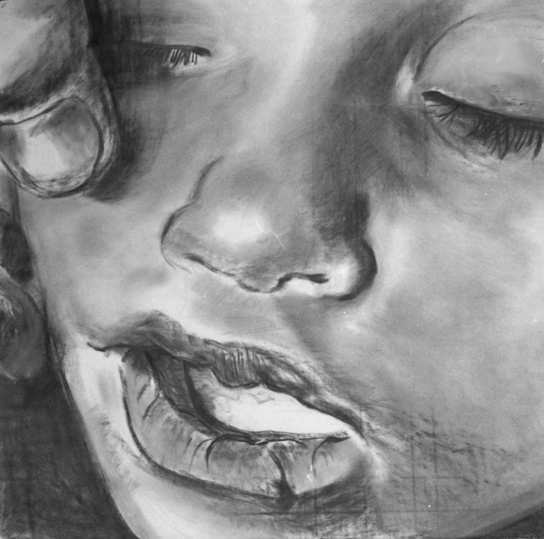 Mark Hipper | ohne Titel | 1995 | Kohle auf Buettenpapier | Galerie Moench Berlin