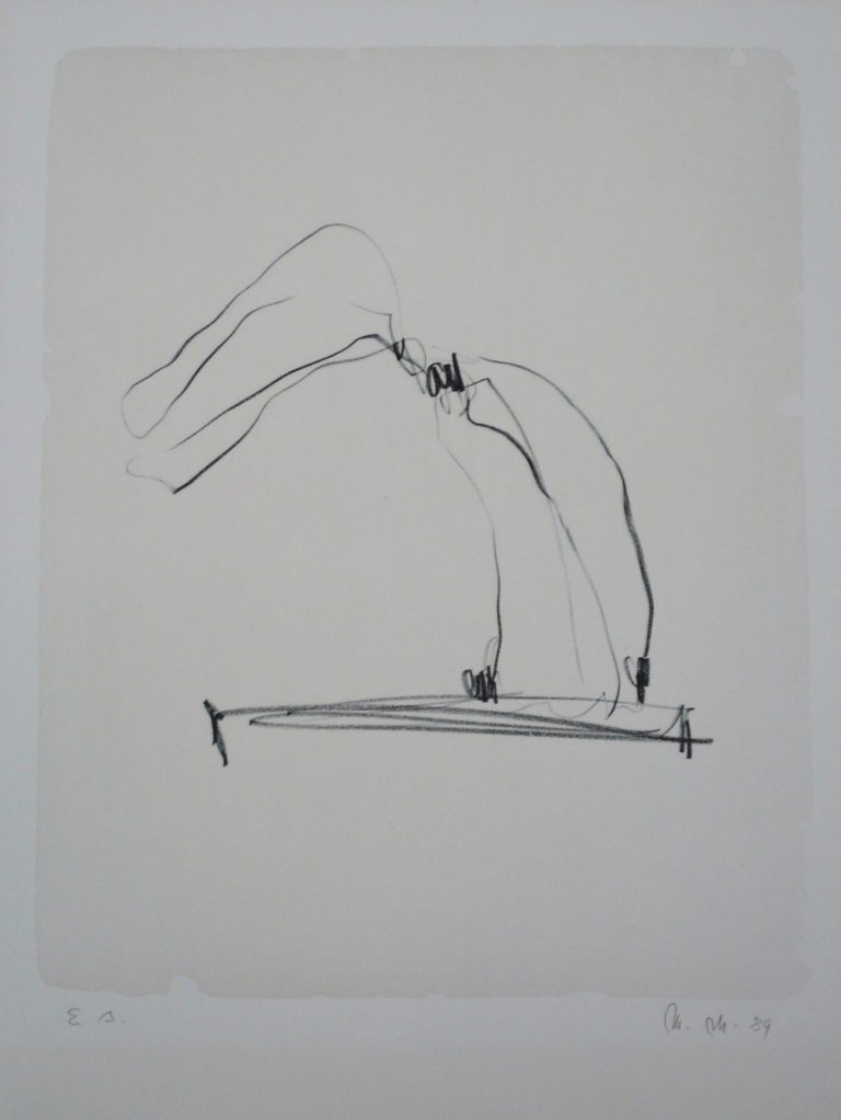 Martin Matschinky | ohne Titel | 1989 | Lithografie, E.A. | Galerie Moench Berlin