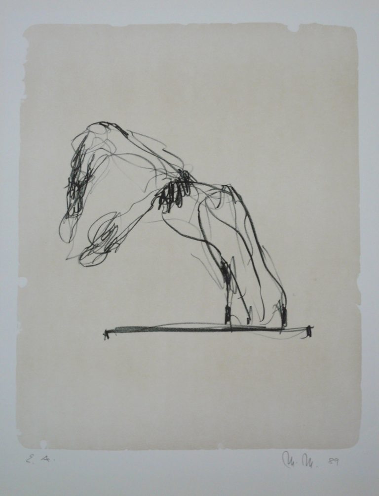 Martin Matschinky | ohne Titel | 1989 | Lithografie, E.A. | Galerie Moench Berlin