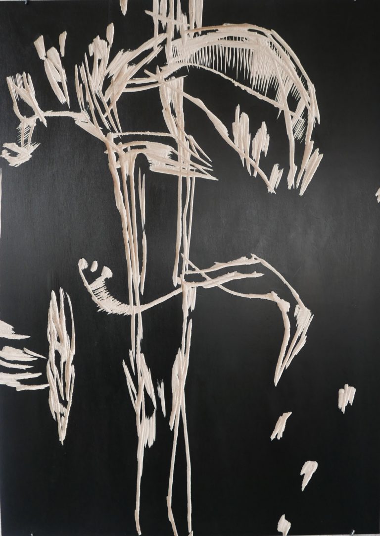 Max Hari | ohne Titel (2) | 2015 | Acryl auf Pappelholz, geschnitten | Galerie Moench Berlin