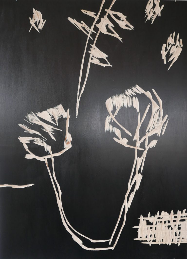 Max Hari | ohne Titel (5) | 2015 | Acryl auf Pappelholz, geschnitten | Galerie Moench Berlin