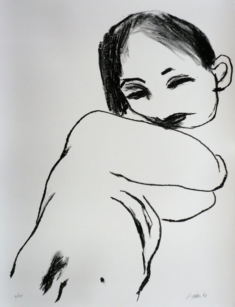 Mark Hipper | aus dem Portfolio DIE SONNE SO SCHWER WIE EIN FUSS | 1993 | Lithografie | Auflage 25 Expl. | Galerie Moench Berlin