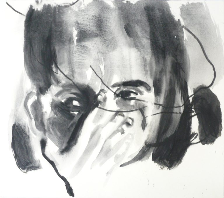 Mark Hipper | ohne Titel | 1997 | Mischtechnik auf Papier | Galerie Moench Berlin