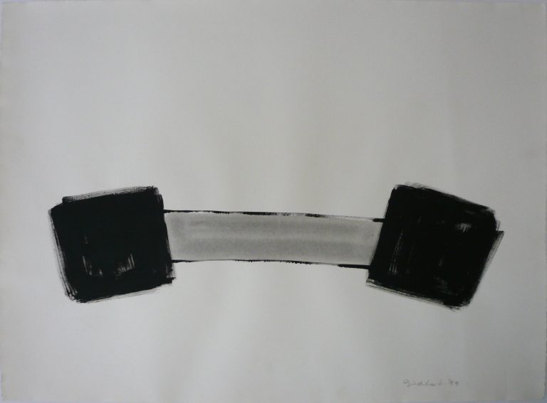 Ruth Gindhart | ohne Titel | Mischtechnik auf Papier | 1999 | 30 x 50 cm | Galerie Moench Berlin