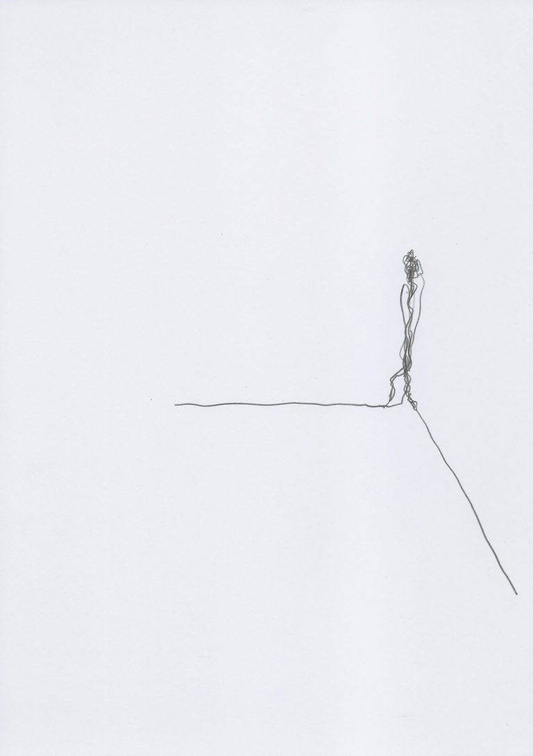 Thomas Muellenbach | HOLD THE LINE | 2015 | Graphit auf Papier | 29,7 x 21 cm | Galerie Moench Berlin