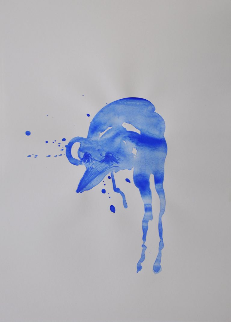Victorine Mueller | ohne Titel | 2015 | Aquarell auf Papier | 59,4 x 42 cm | Galerie Moench Berlin | zeitgenoessische Kunst