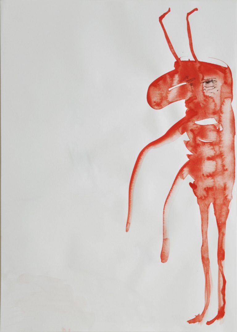 Victorine Mueller | ohne Titel | 2015 | Aquarell auf Papier | 42 x 30 cm | Galerie Moench Berlin | | zeitgenoessische Kunst