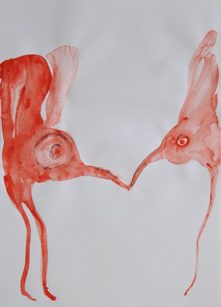 Victorine Mueller | ohne Titel | 2015 | Aquarell auf Papier | 42 x 30 cm | Galerie Moench Berlin | | zeitgenoessische Kunst
