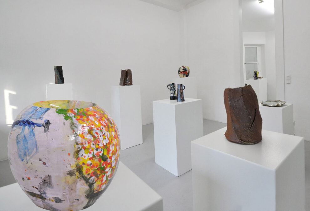 galerie moench zeitgenoessische kunst klaus fussmann malerei keramik walther grundwald